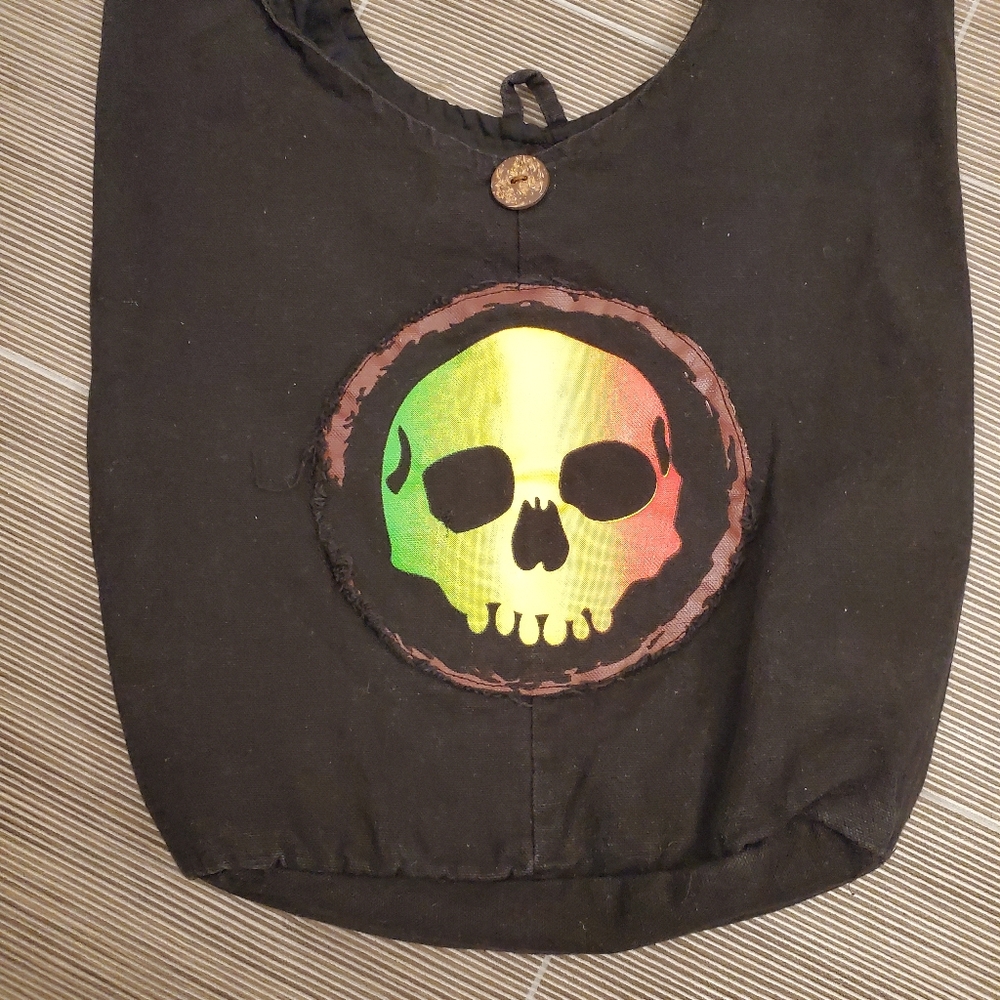 Skull punk crossbody bag - Picture 3 of 5